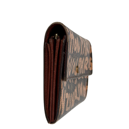 Louis Vuitton Stephen Sprouse Graffiti Geldbörse Braun / gut Louis Vuitton