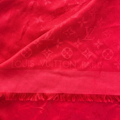 Louis Vuitton Monogram Classic Tuch Rot  / sehr gut Louis Vuitton