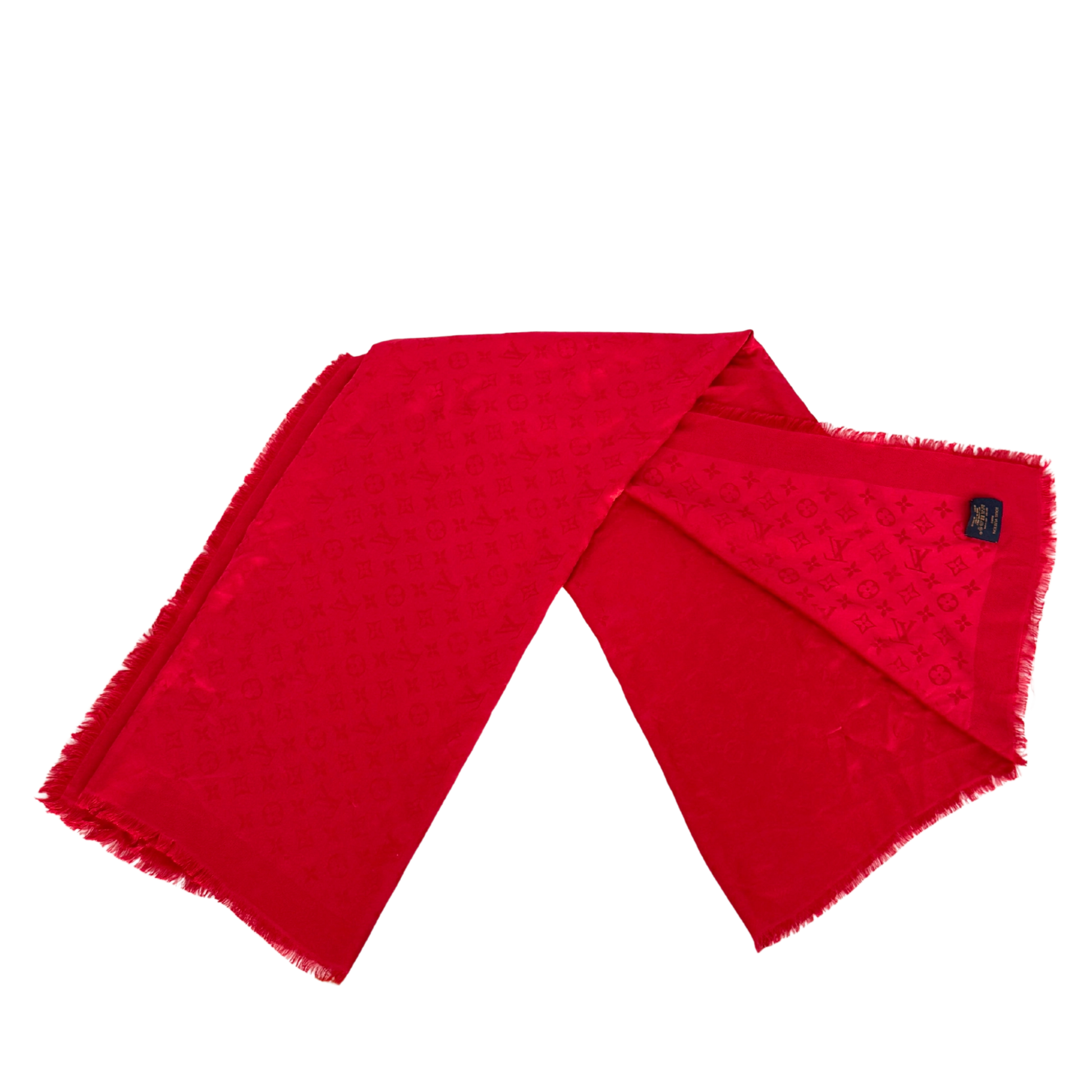 Louis Vuitton Monogram Classic Tuch Rot  / sehr gut Louis Vuitton