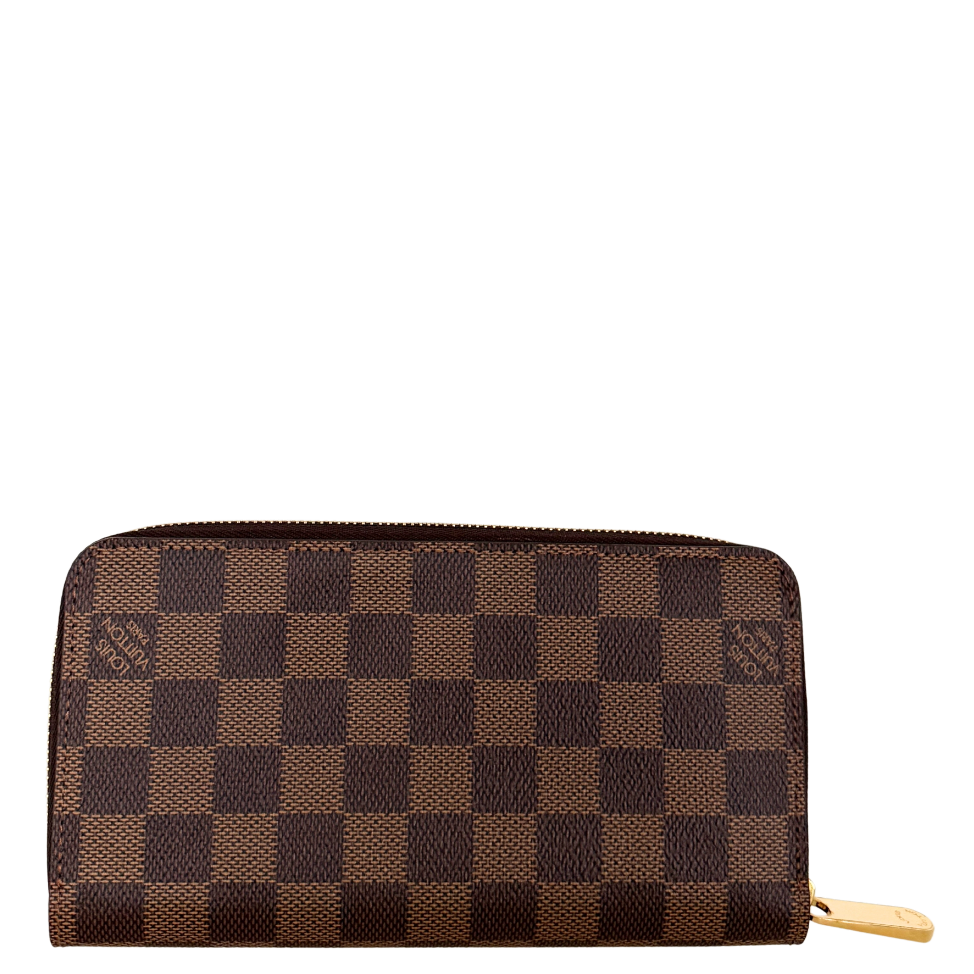 Louis Vuitton Zippy Geldbörse in Damier Ebene Canvas N41661 Braun / neuwertig Louis Vuitton