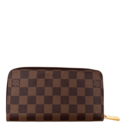 Louis Vuitton Zippy Geldbörse in Damier Ebene Canvas N41661 Braun / neuwertig Louis Vuitton