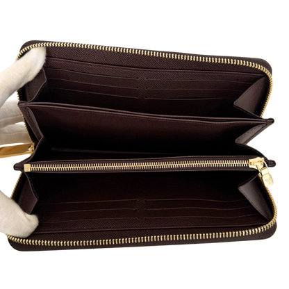 Louis Vuitton Zippy Geldbörse in Damier Ebene Canvas N41661 Braun / neuwertig Louis Vuitton