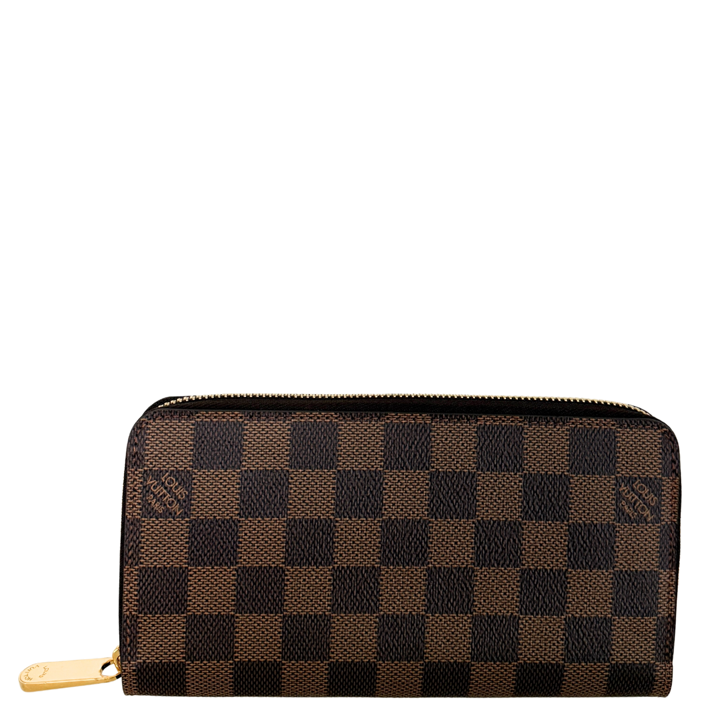 Louis Vuitton Zippy Geldbörse in Damier Ebene Canvas N41661 Braun / neuwertig Louis Vuitton
