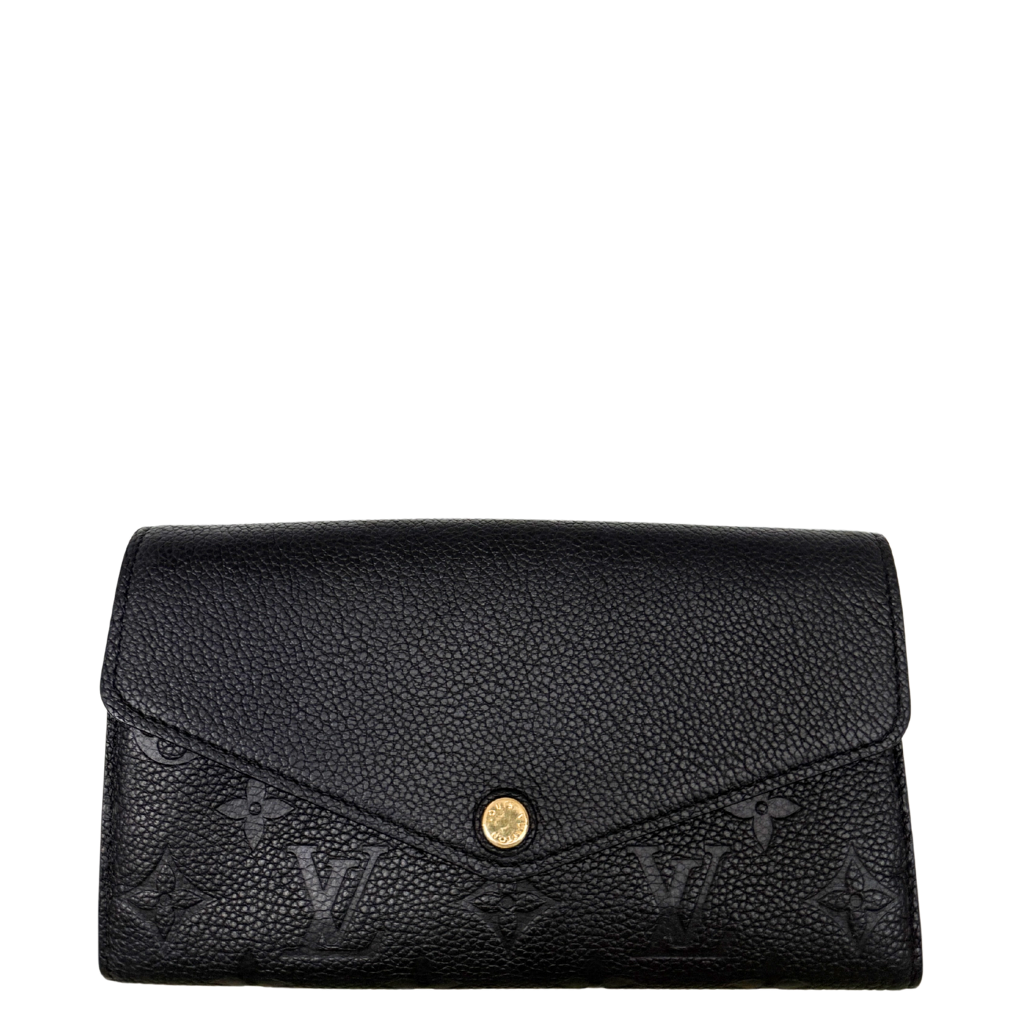 Louis Vuitton Sarah Geldbörse Monogram Empreinte M61182 Schwarz / sehr gut Louis Vuitton