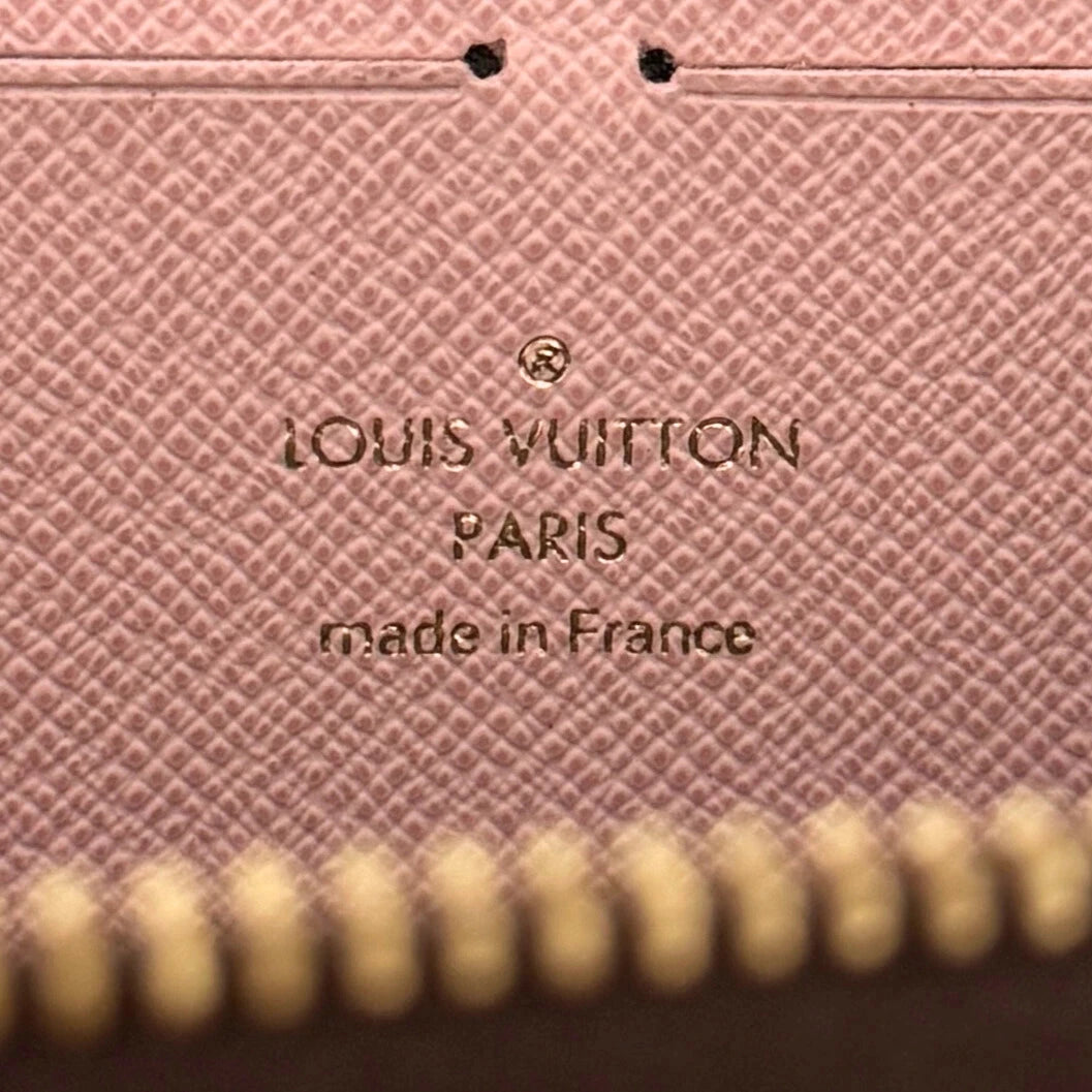 Louis Vuitton Clémence Geldbörse in Monogram Canvas M61298 Braun / gut Louis Vuitton