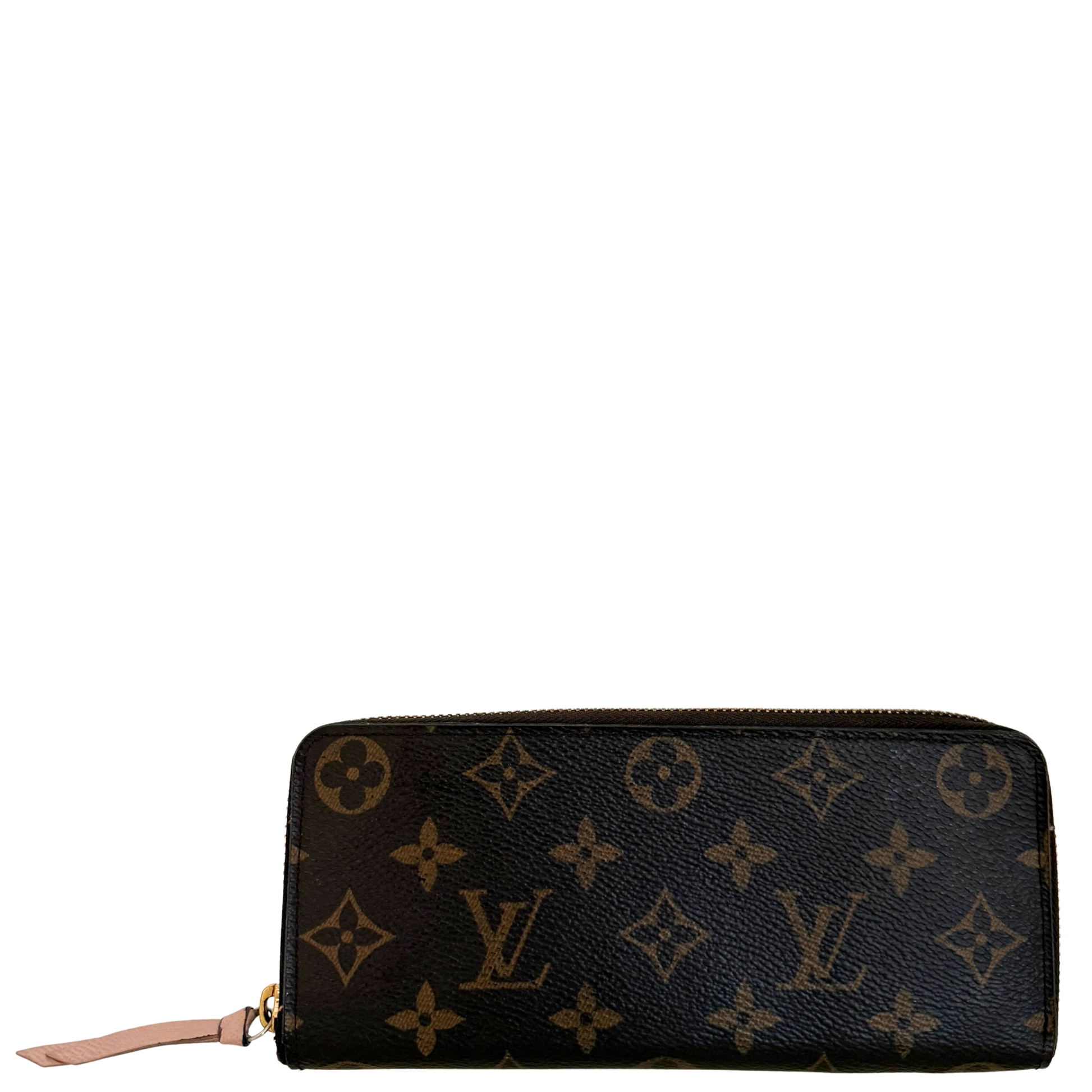 Louis Vuitton Clémence Geldbörse in Monogram Canvas M61298 Braun / gut Louis Vuitton