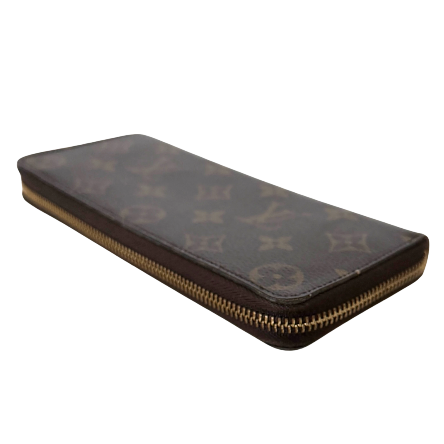 Louis Vuitton Clémence Geldbörse in Monogram Canvas M61298 Braun / gut Louis Vuitton