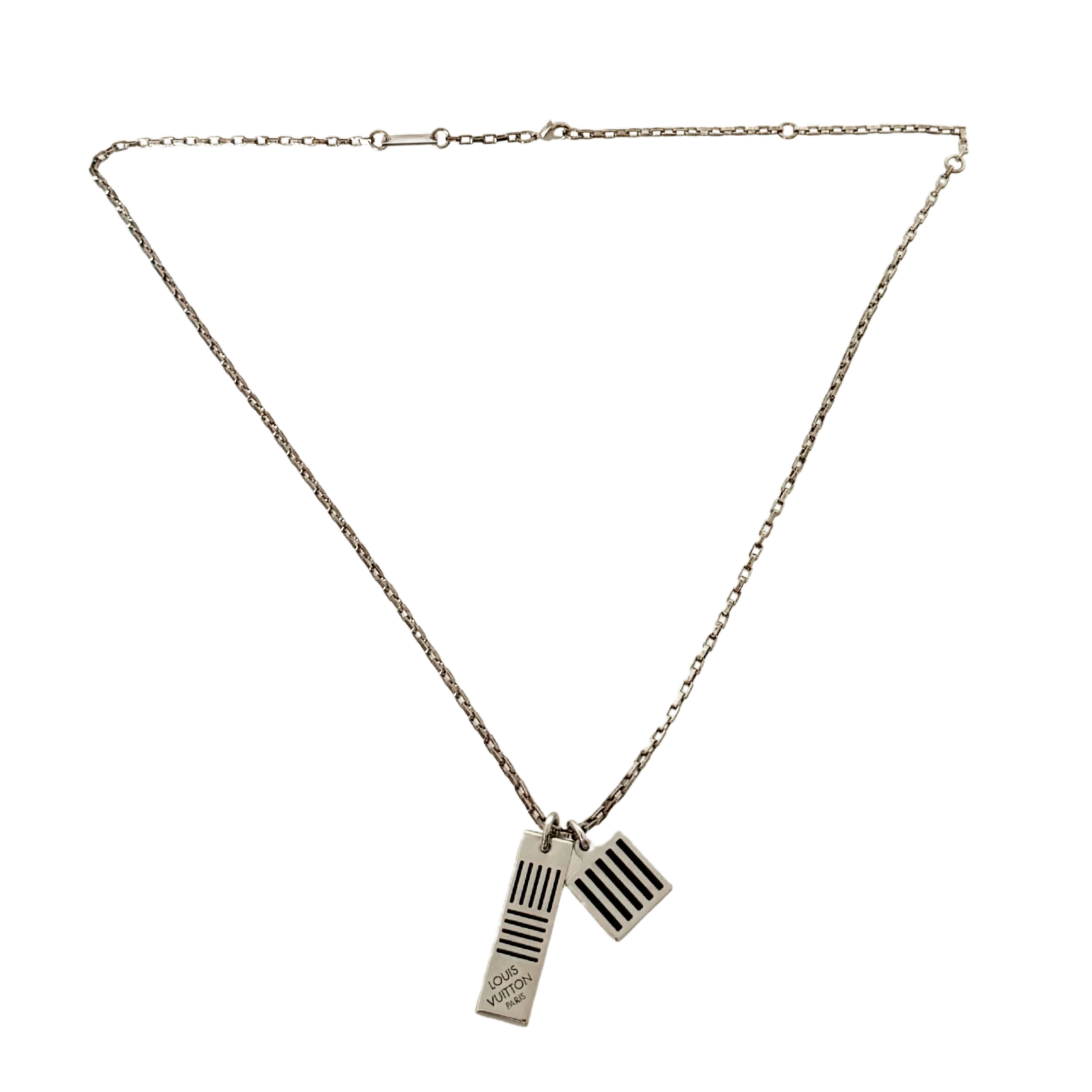 Louis Vuitton Damier Collier M62490  Silber / sehr gut Louis Vuitton