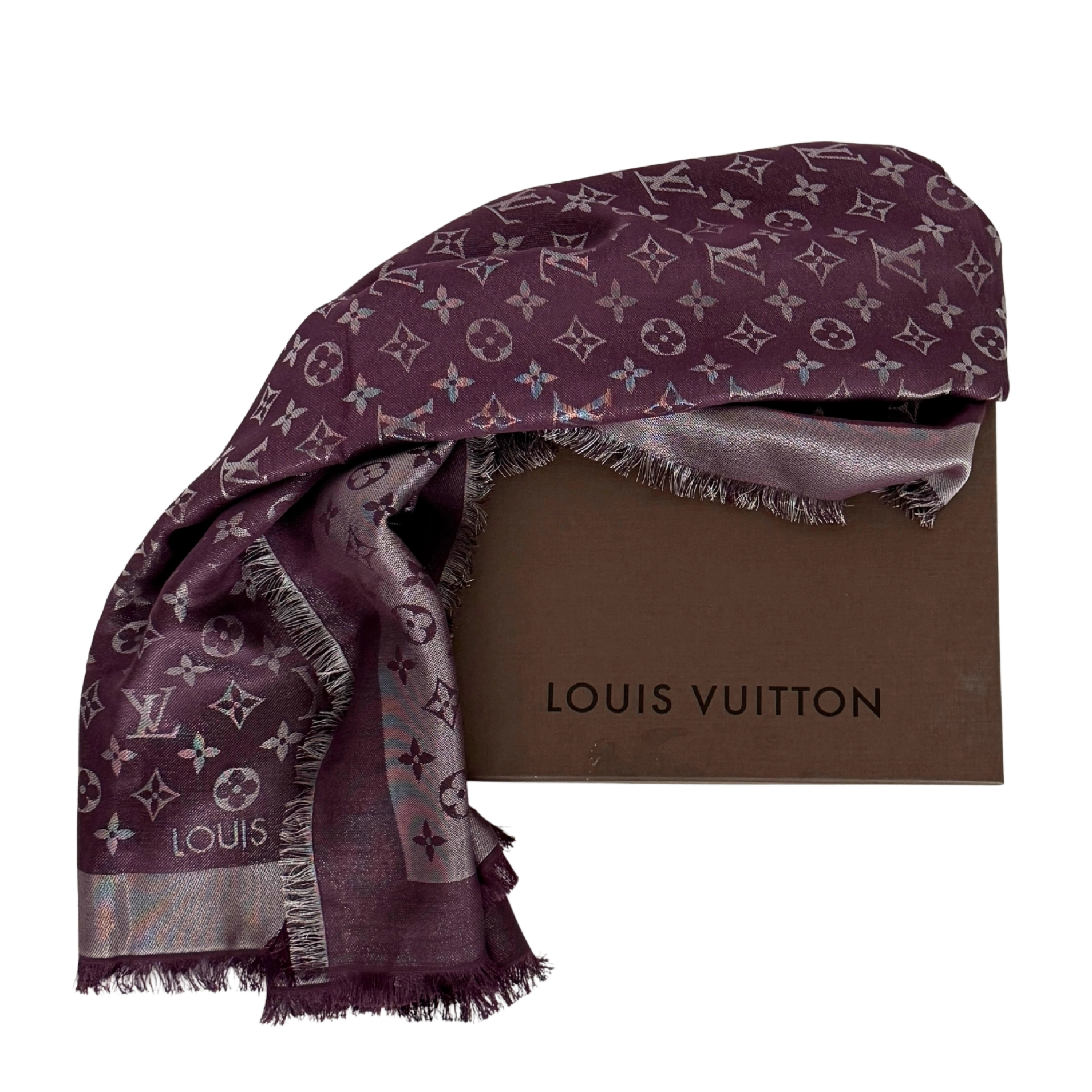 Louis Vuitton Monogram Shine Tuch Lila  / neuwertig Louis Vuitton