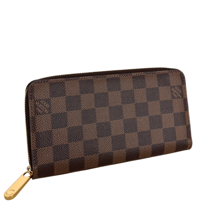 Louis Vuitton Zippy Geldbörse in Damier Ebene Canvas N41661 Braun / neuwertig Louis Vuitton