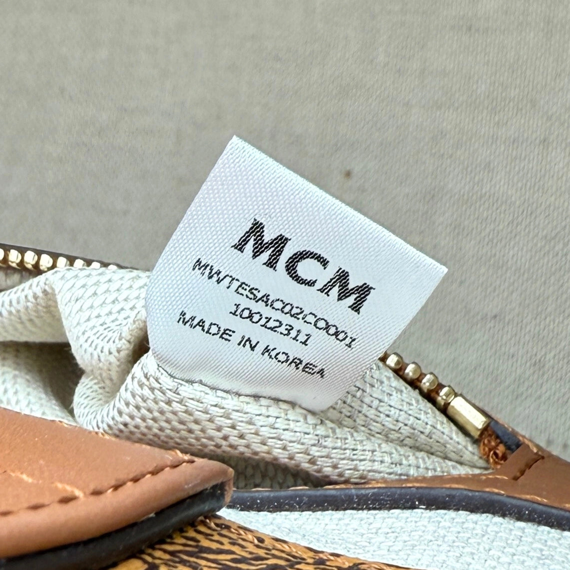 MCM Himmel Tote Bag in Lauretos-Canvas Cognac / neuwertig MCM