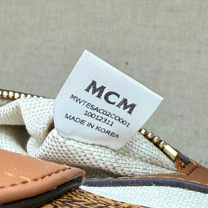 MCM Himmel Tote Bag in Lauretos-Canvas Cognac / neuwertig MCM