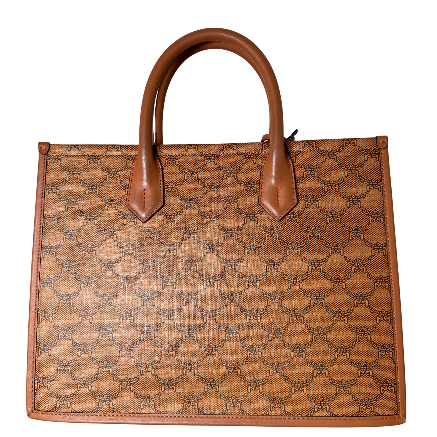 MCM Himmel Tote Bag in Lauretos-Canvas Cognac / neuwertig MCM