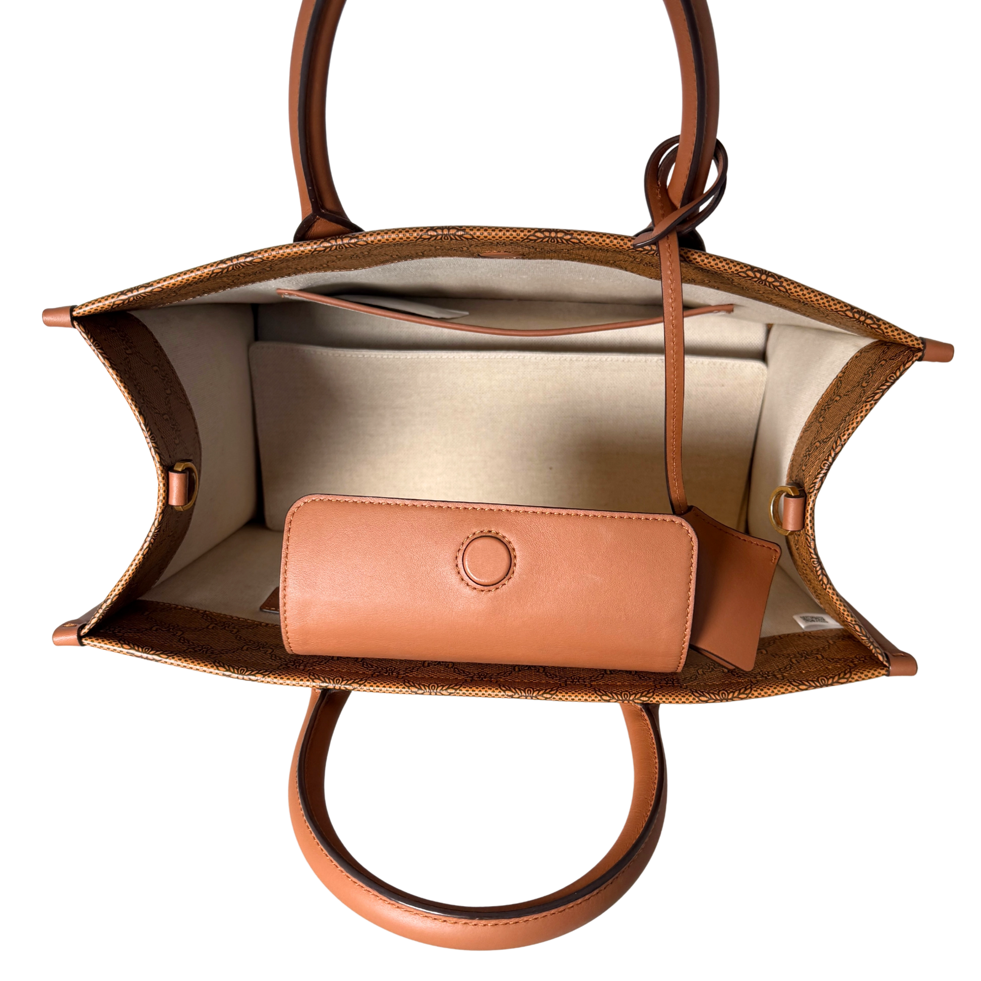 MCM Himmel Tote Bag in Lauretos-Canvas Cognac / neuwertig MCM