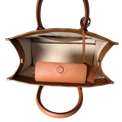 MCM Himmel Tote Bag in Lauretos-Canvas Cognac / neuwertig MCM