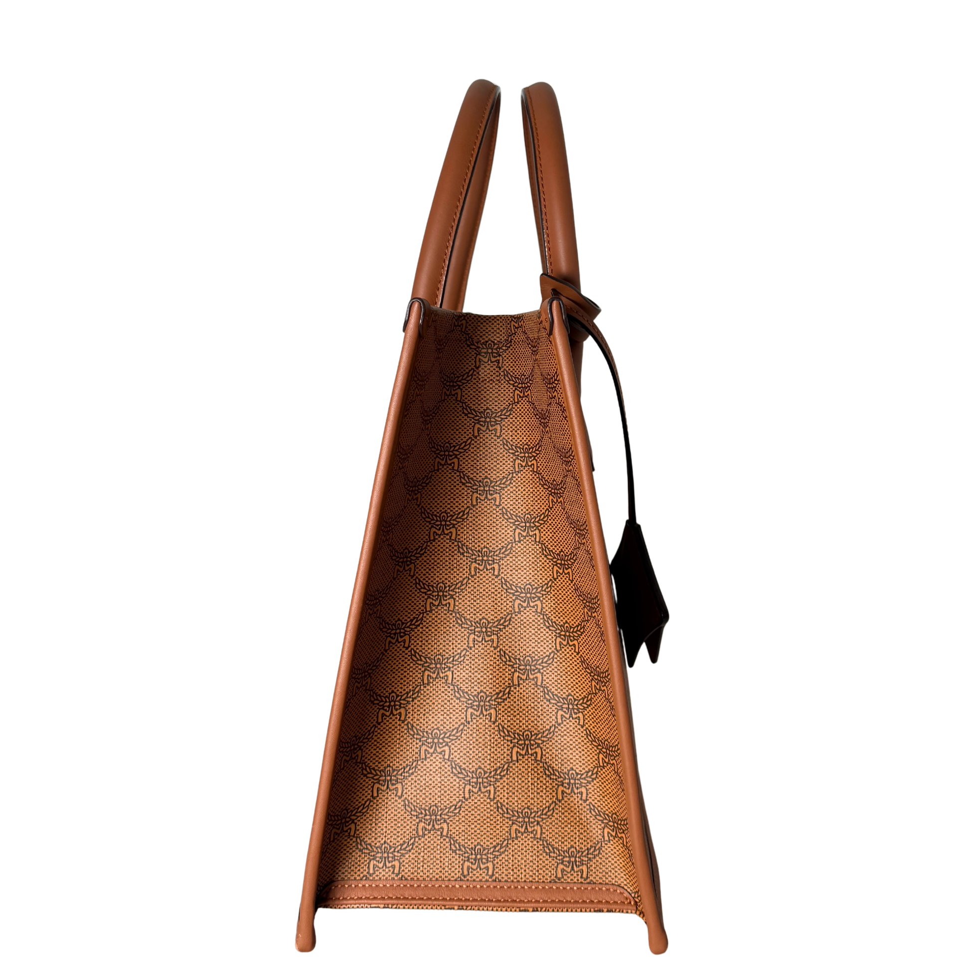 MCM Himmel Tote Bag in Lauretos-Canvas Cognac / neuwertig MCM