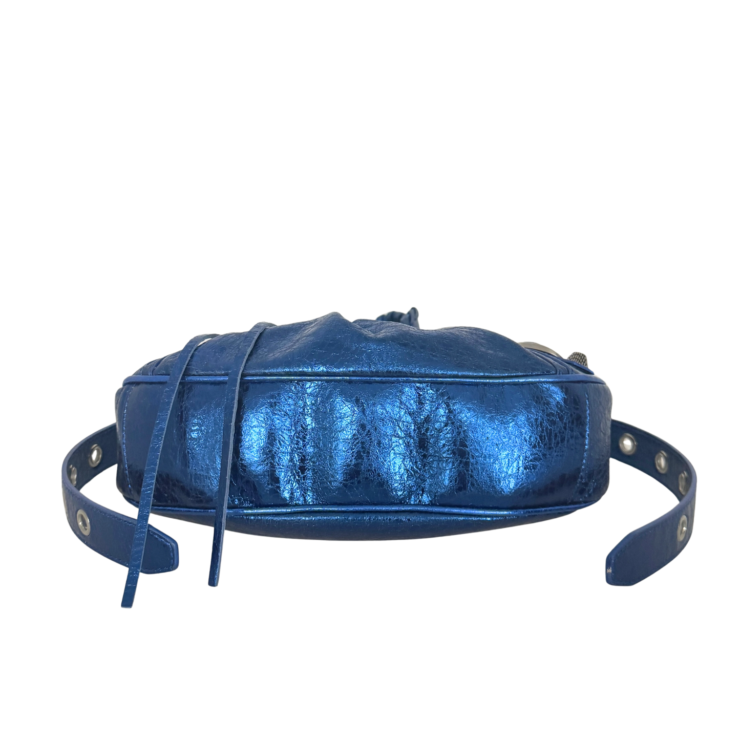 Balenciaga Le Cagole XS Metallic Blau / sehr gut Balenciaga