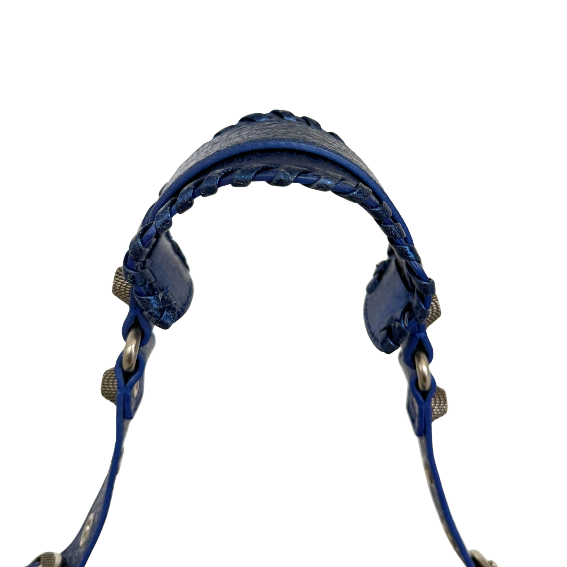 Balenciaga Le Cagole XS Metallic Blau / sehr gut Balenciaga