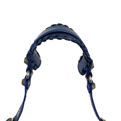 Balenciaga Le Cagole XS Metallic Blau / sehr gut Balenciaga