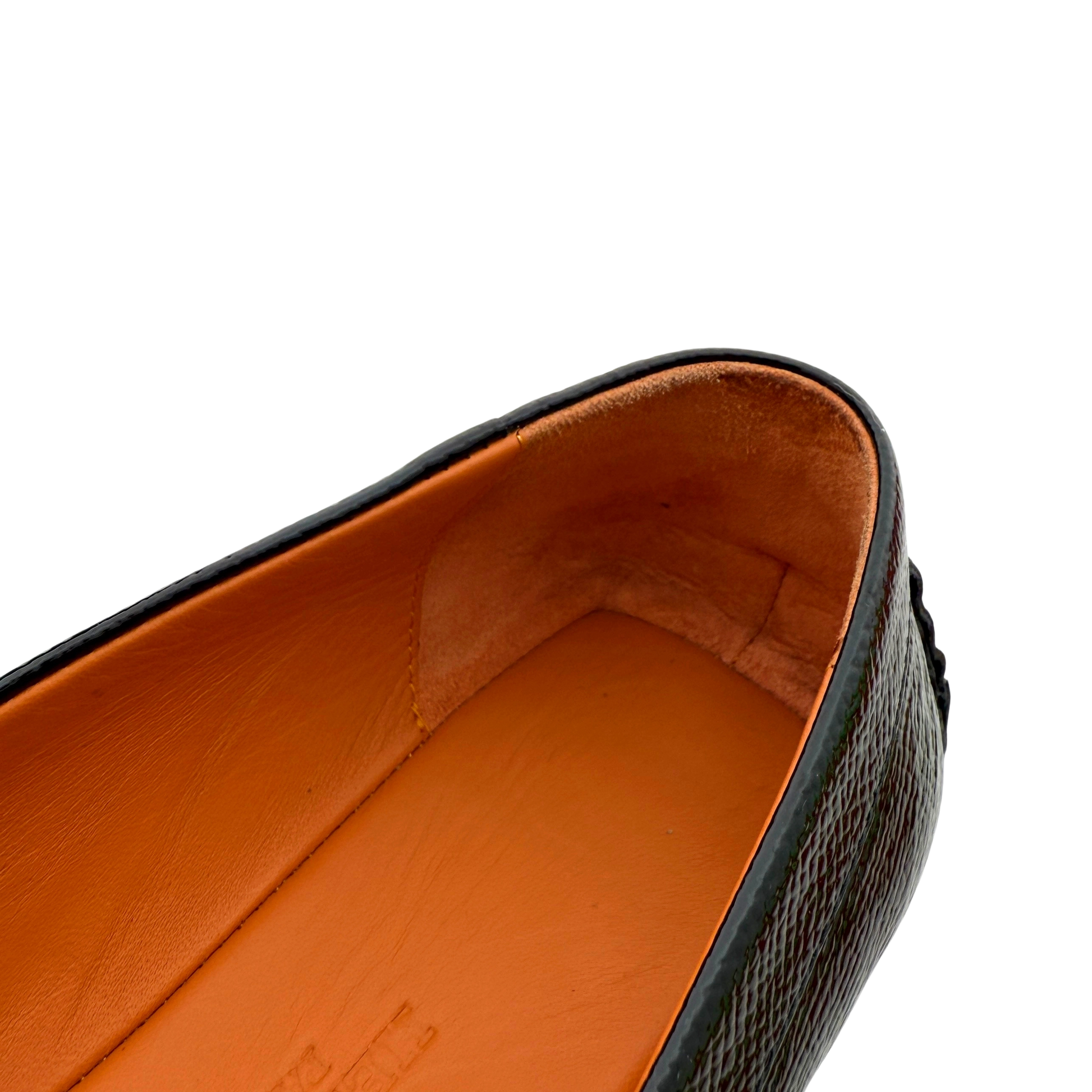 Hermès Liberty Ballerinas Größe 39 1/2 Schwarz / sehr gut Hermès