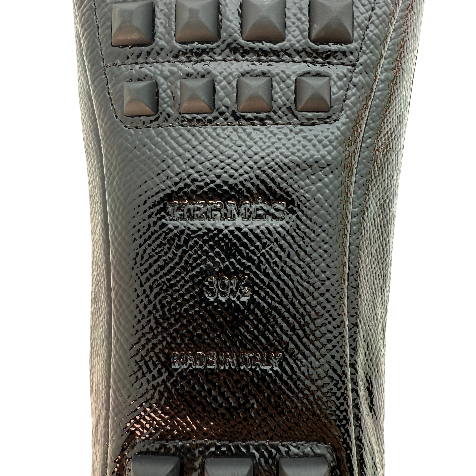 Hermès Liberty Ballerinas Größe 39 1/2 Schwarz / sehr gut Hermès