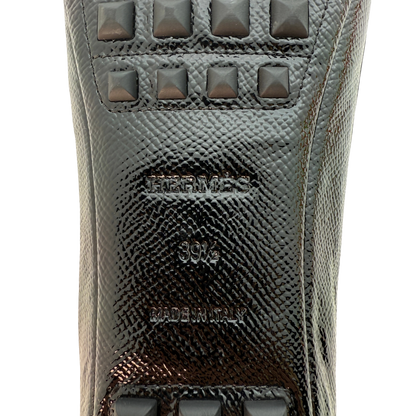 Hermès Liberty Ballerinas Größe 39 1/2 Schwarz / sehr gut Hermès