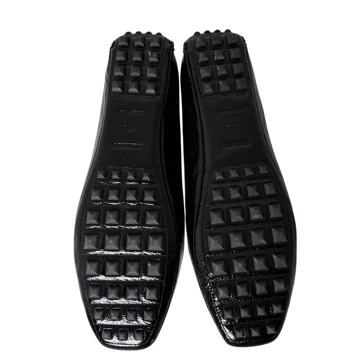 Hermès Liberty Ballerinas Größe 39 1/2 Schwarz / sehr gut Hermès