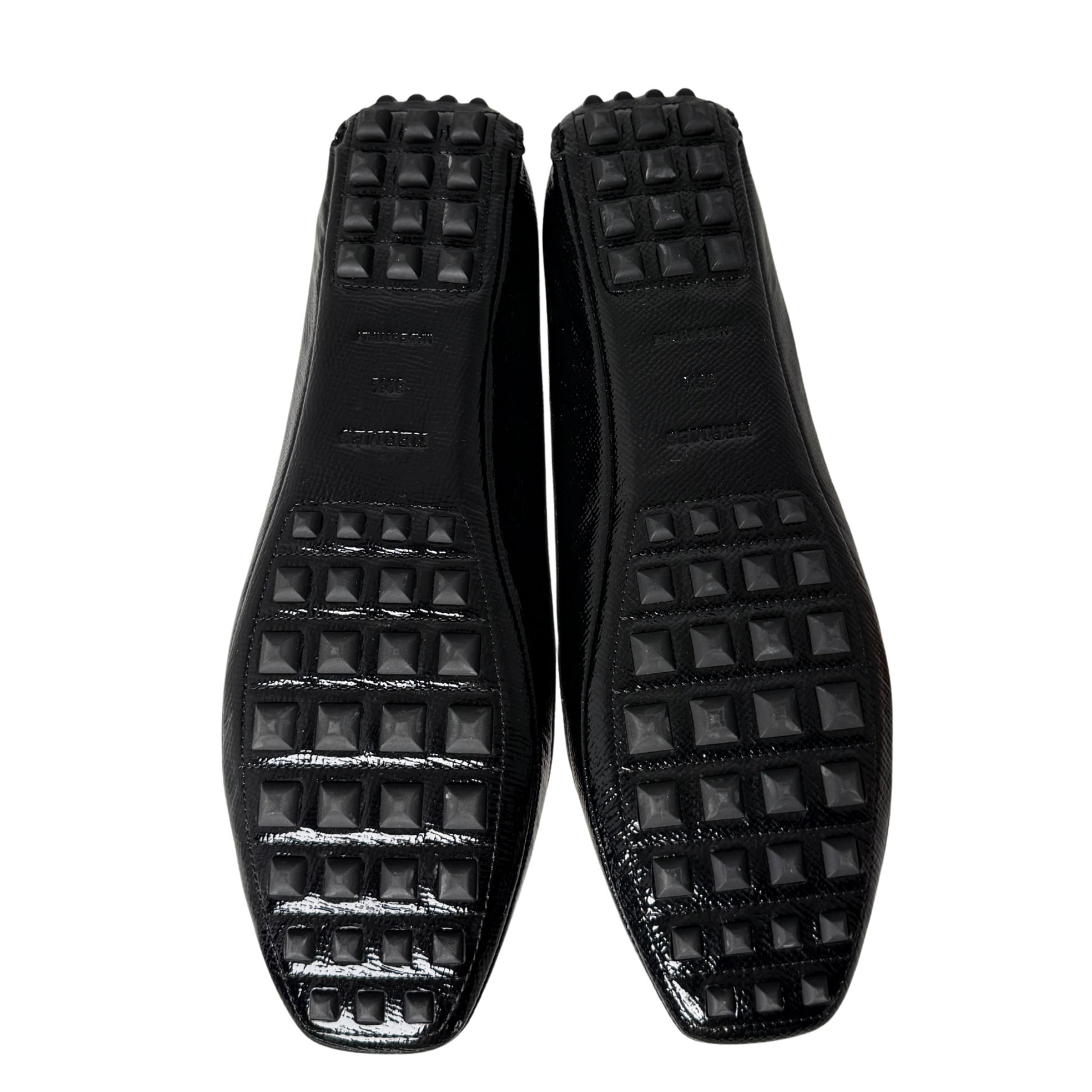 Hermès Liberty Ballerinas Größe 39 1/2 Schwarz / sehr gut Hermès