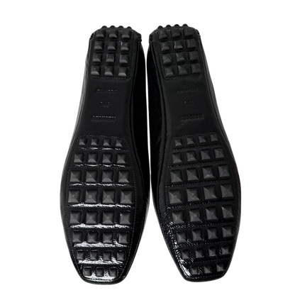 Hermès Liberty Ballerinas Größe 39 1/2 Schwarz / sehr gut Hermès