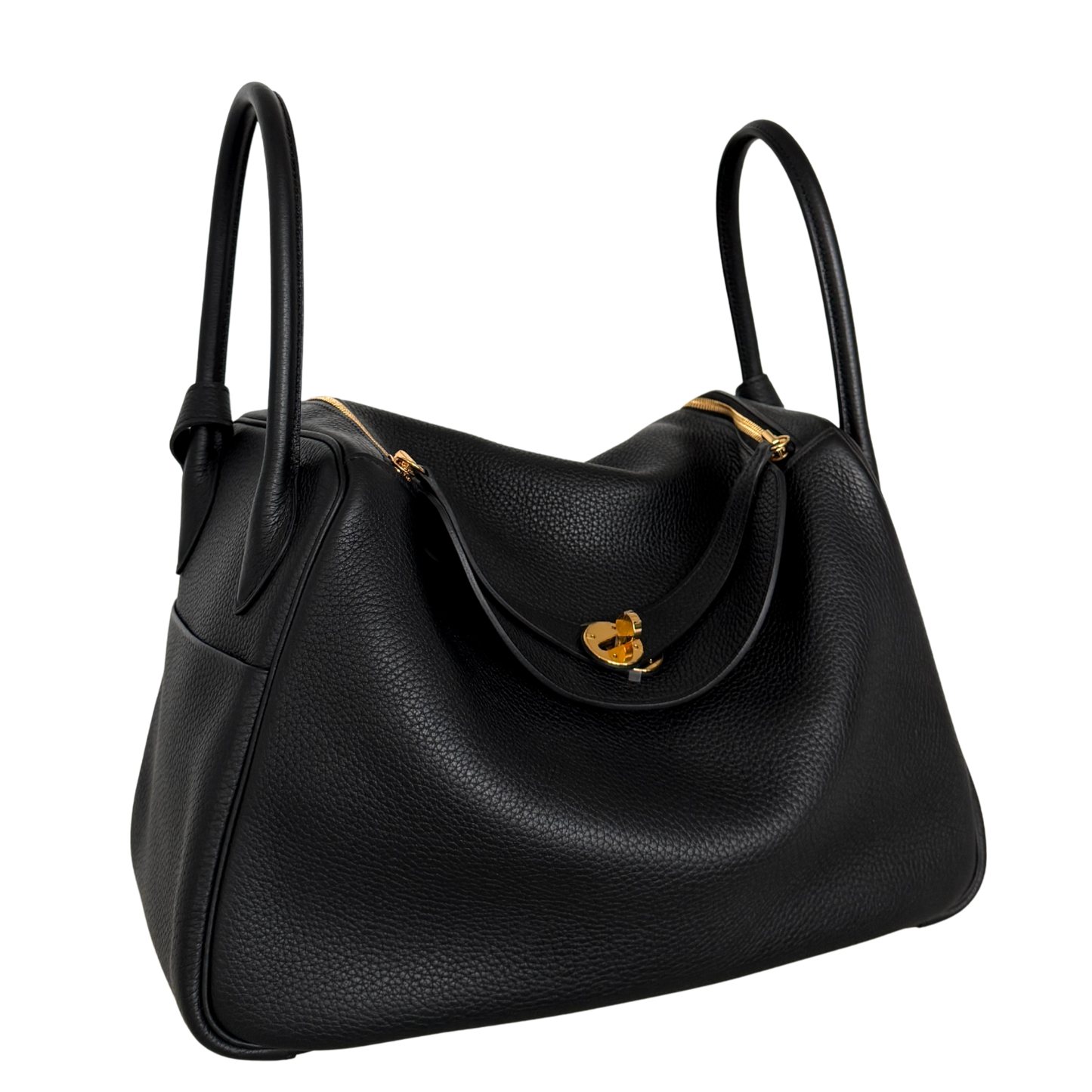 Hermès Lindy 34 Taurillon Clémence Noir / neuwertig Hermès