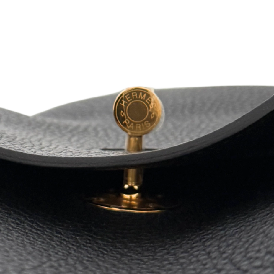 Hermès Lindy 34 Taurillon Clémence Noir / neuwertig Hermès