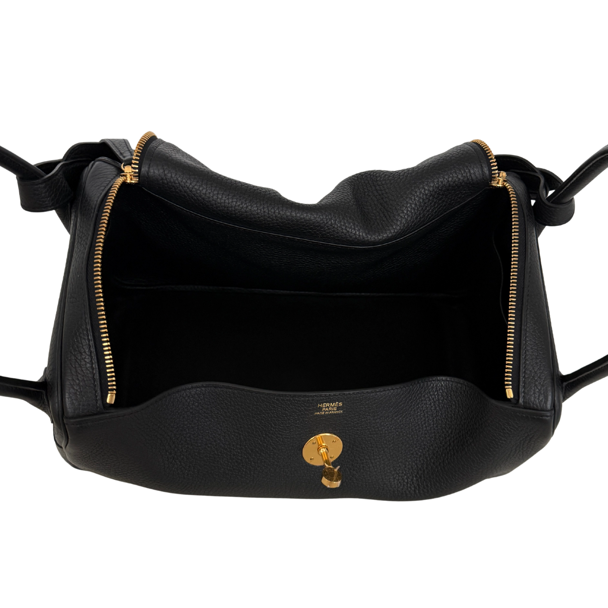 Hermès Lindy 34 Taurillon Clémence Noir / neuwertig Hermès