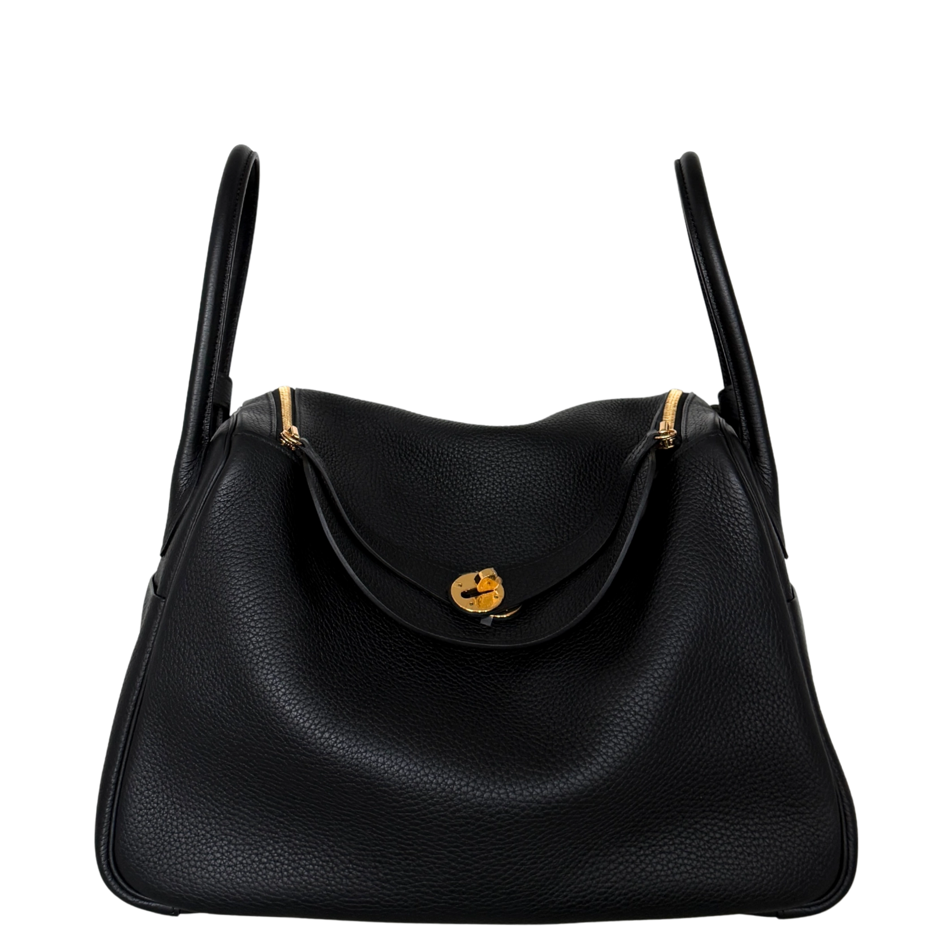 Hermès Lindy 34 Taurillon Clémence Noir / neuwertig Hermès