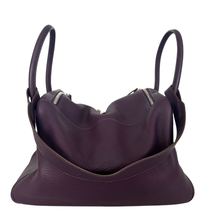 Hermès Lindy 34 Taurillon Clémence Ultraviolet / gut Hermès