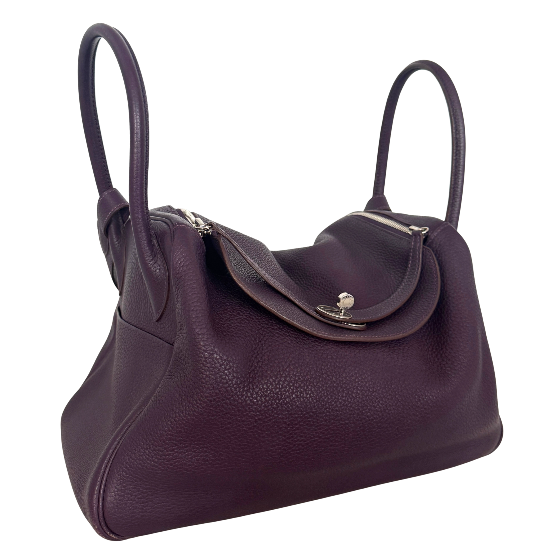 Hermès Lindy 34 Taurillon Clémence Ultraviolet / gut Hermès