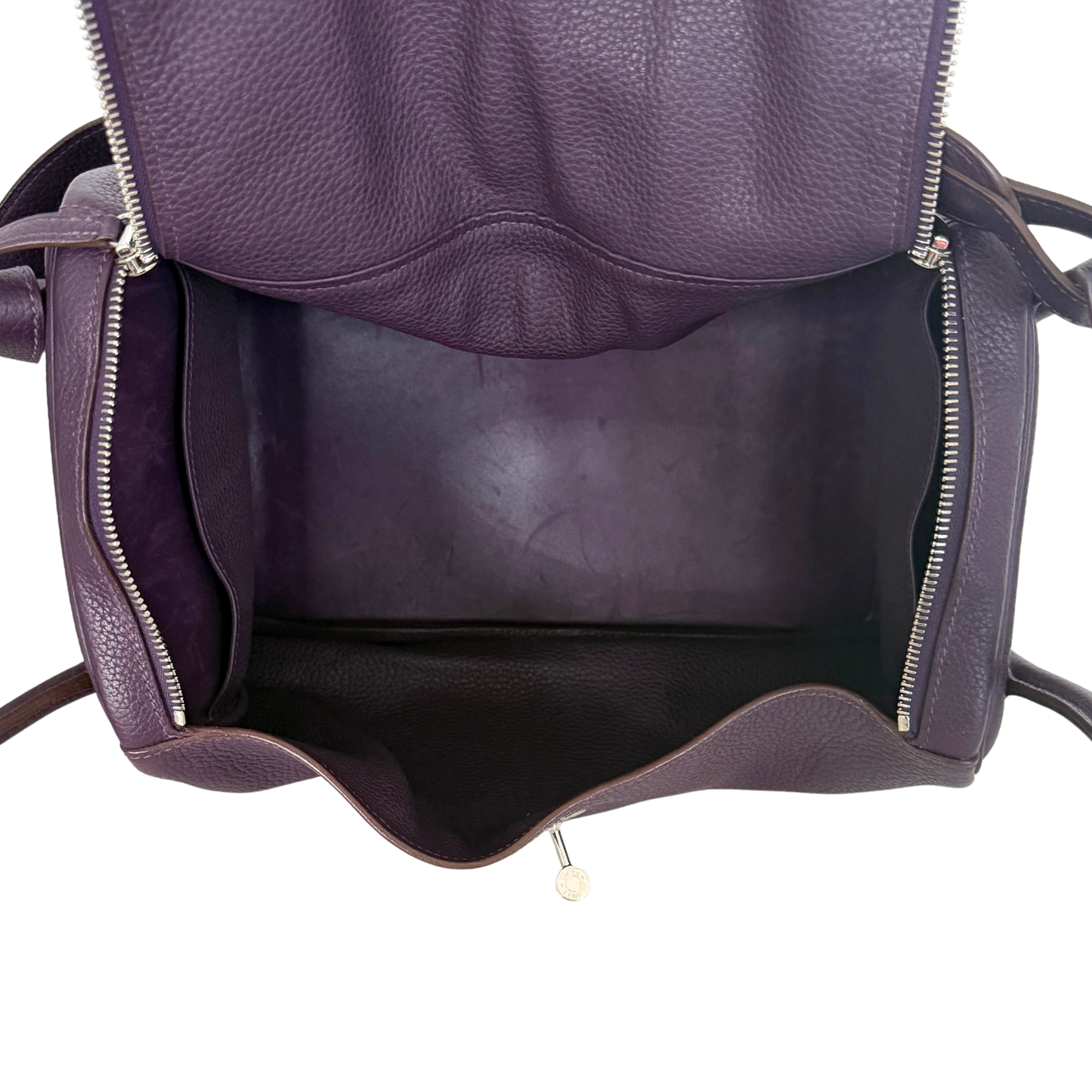 Hermès Lindy 34 Taurillon Clémence Ultraviolet / gut Hermès
