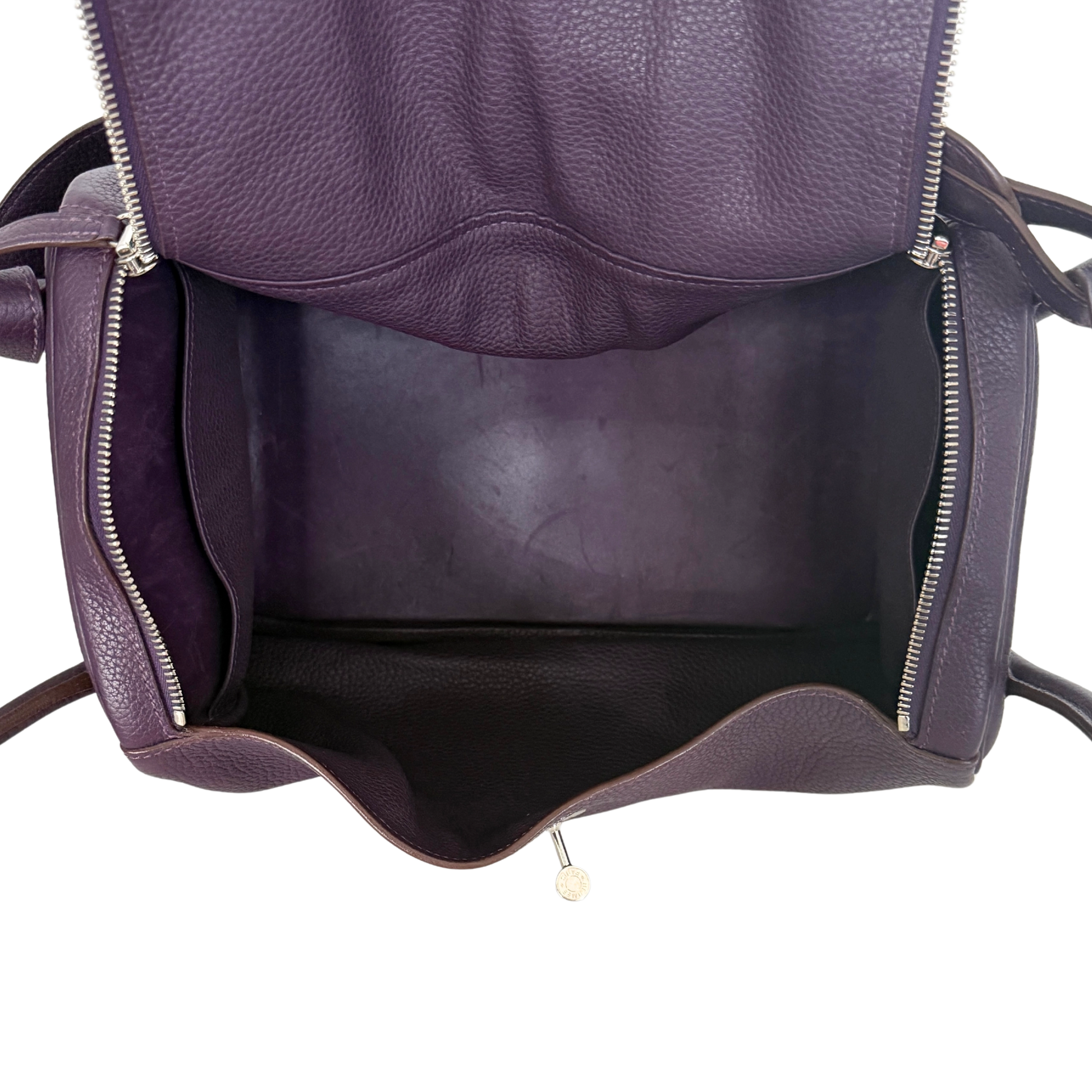 Hermès Lindy 34 Taurillon Clémence Ultraviolet / gut Hermès