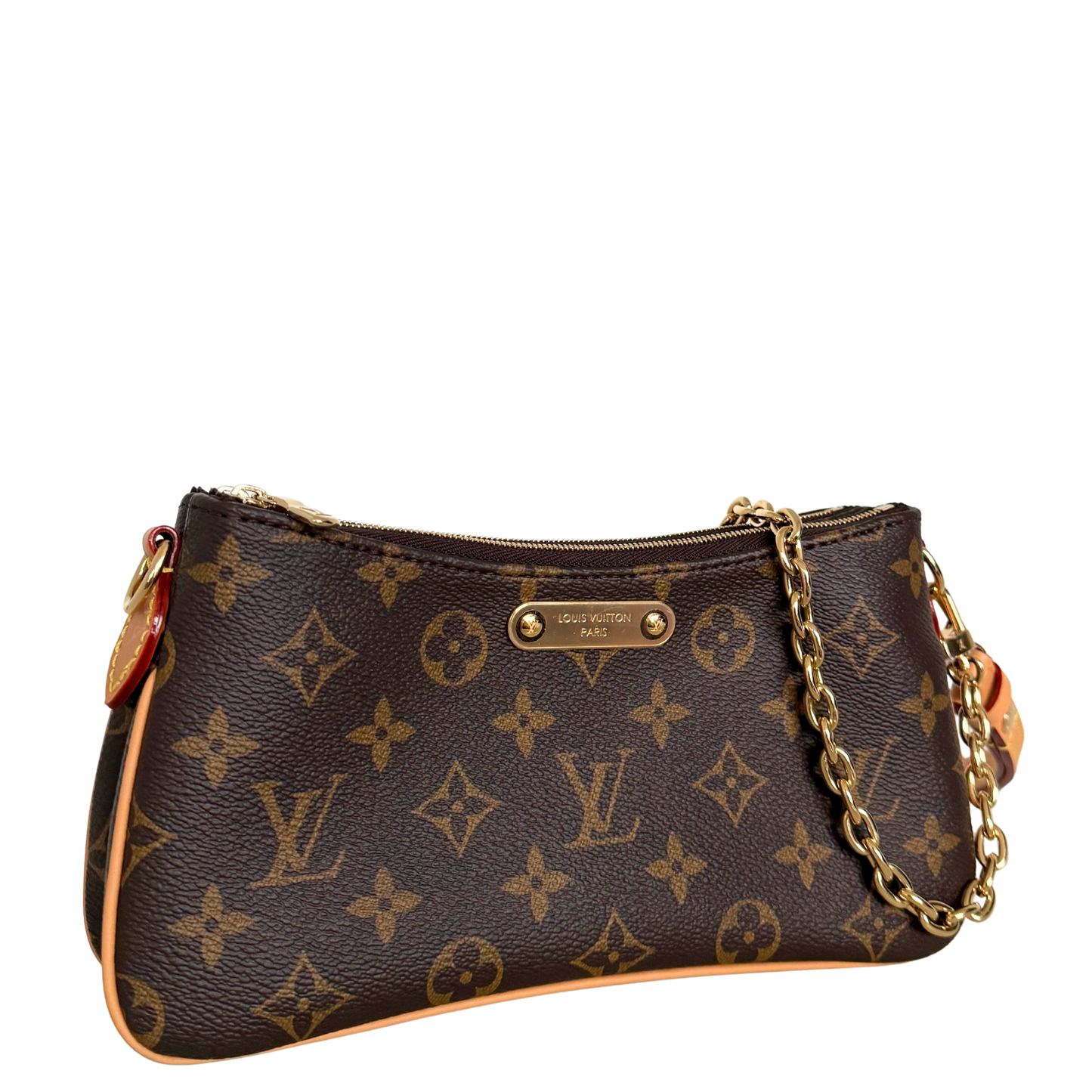 Louis Vuitton Liv Pochette Monogram Canvas Braun / neuwertig Louis Vuitton