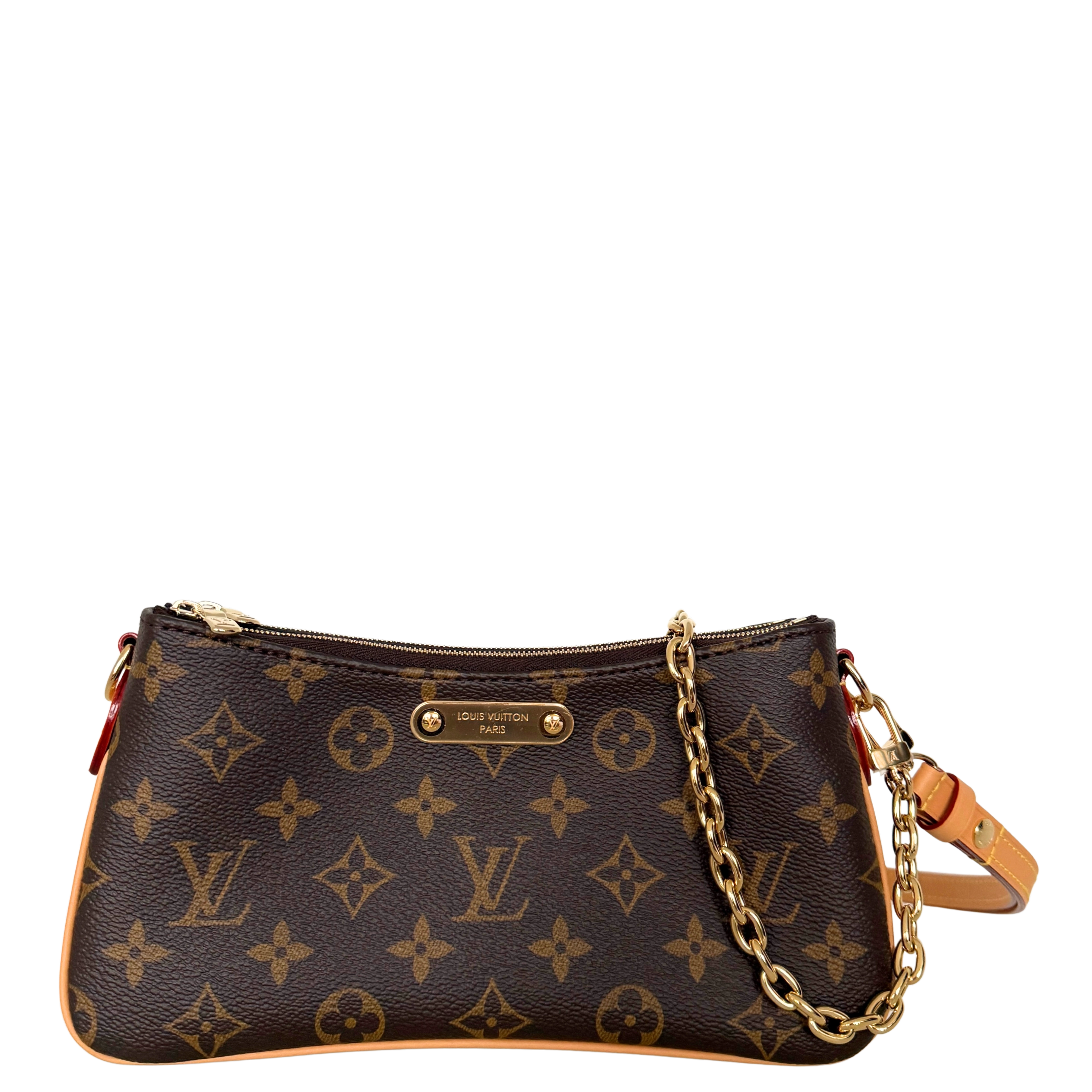 Louis Vuitton Liv Pochette Monogram Canvas Braun / neuwertig Louis Vuitton