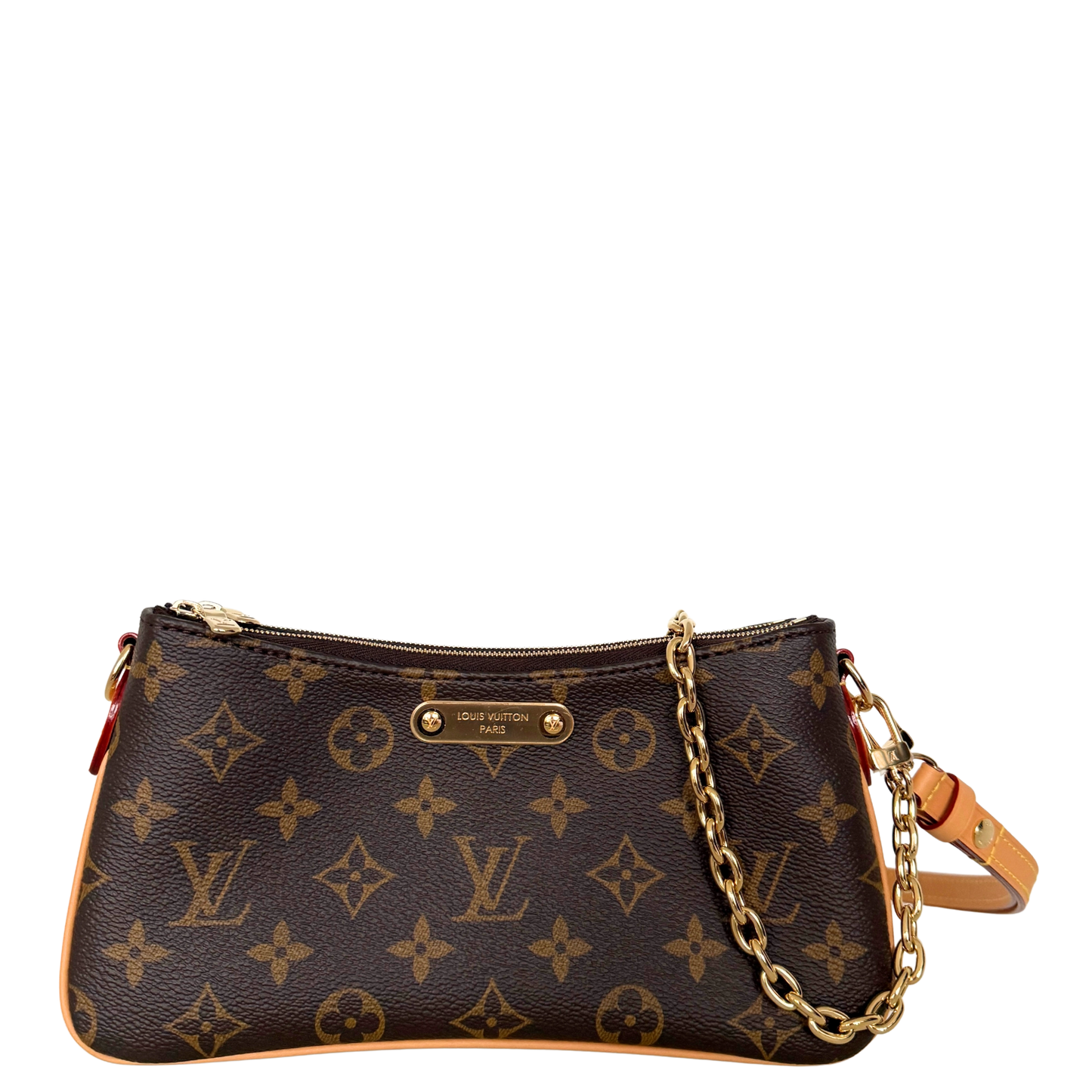 Louis Vuitton Liv Pochette Monogram Canvas Braun / neuwertig Louis Vuitton