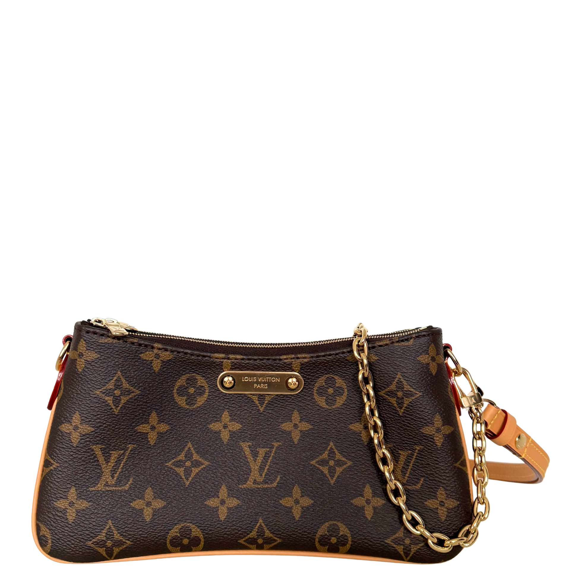 Louis Vuitton Liv Pochette Monogram Canvas Braun / neuwertig Louis Vuitton
