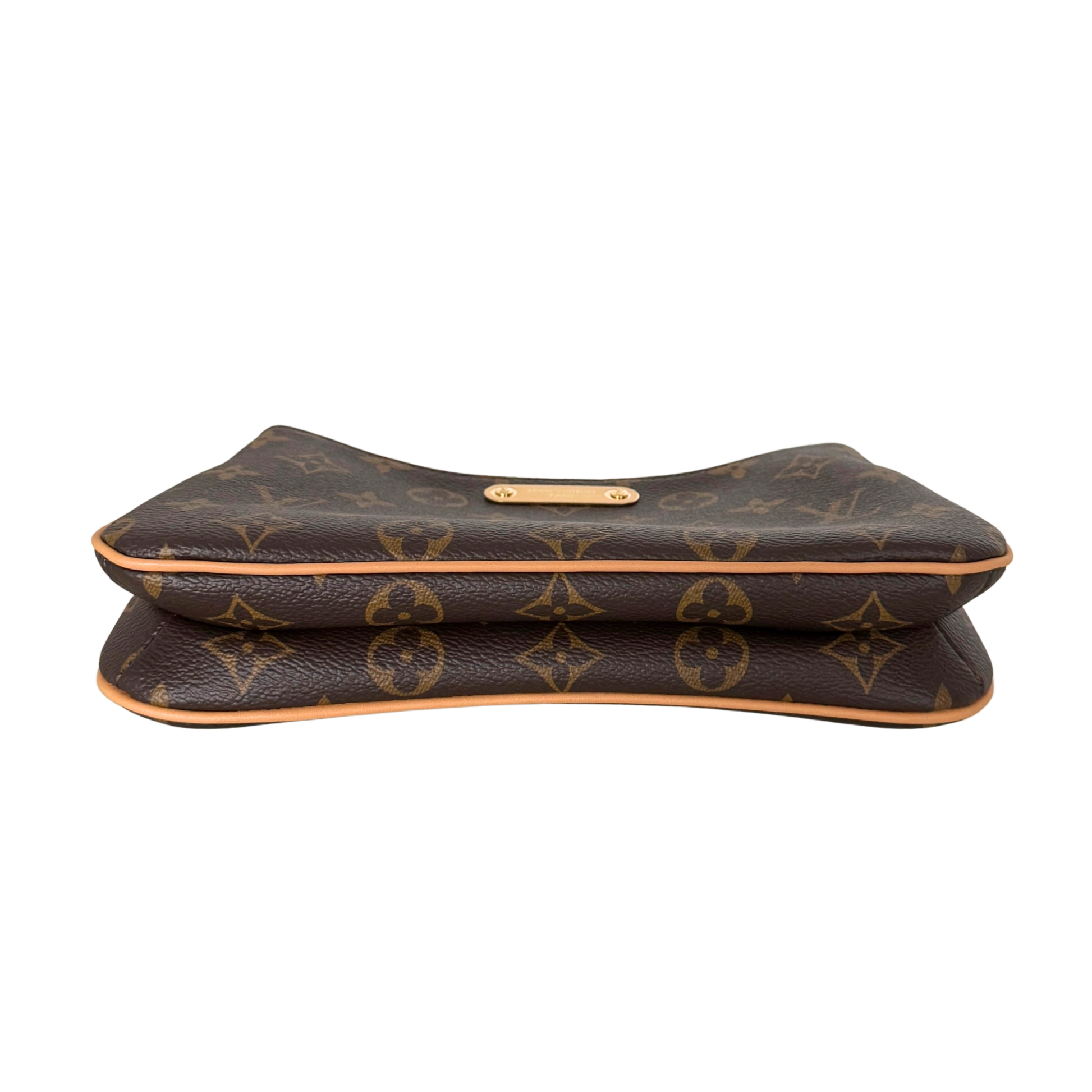 Louis Vuitton Liv Pochette Monogram Canvas Braun / neuwertig Louis Vuitton