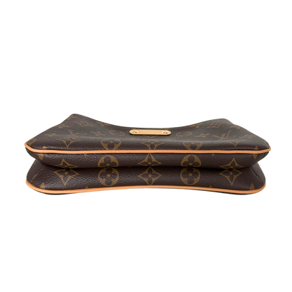 Louis Vuitton Liv Pochette Monogram Canvas Braun / neuwertig Louis Vuitton