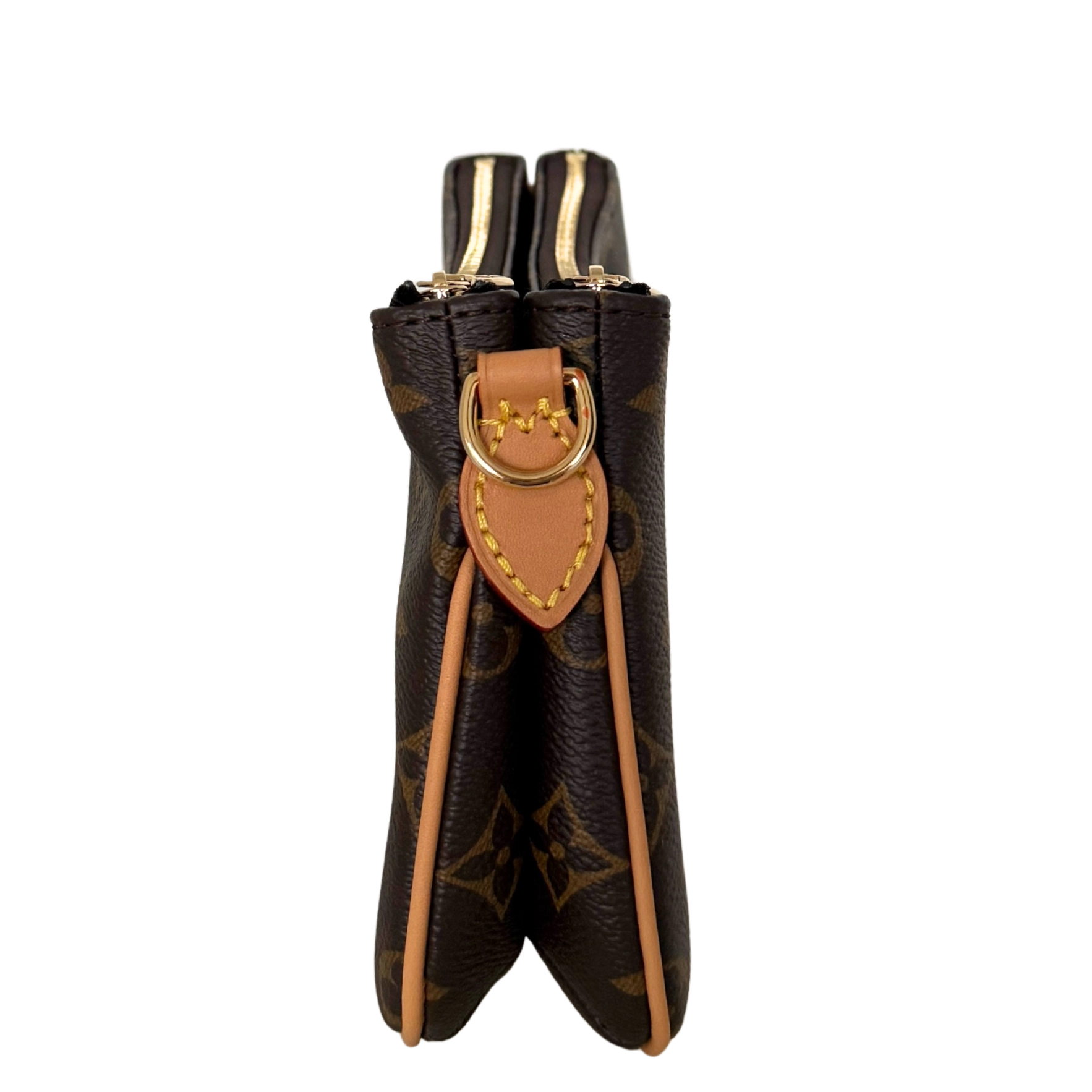 Louis Vuitton Liv Pochette Monogram Canvas Braun / neuwertig Louis Vuitton