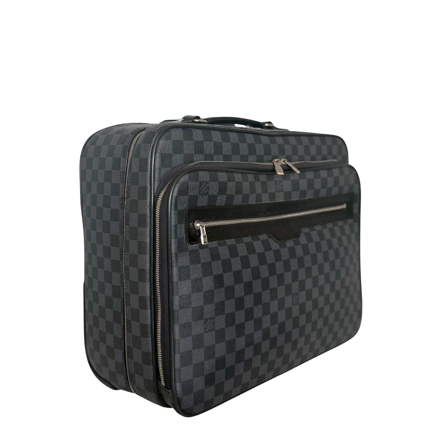 Louis Vuitton Damier Graphite Pilotenkoffer N23206 Schwarz / gut Louis Vuitton