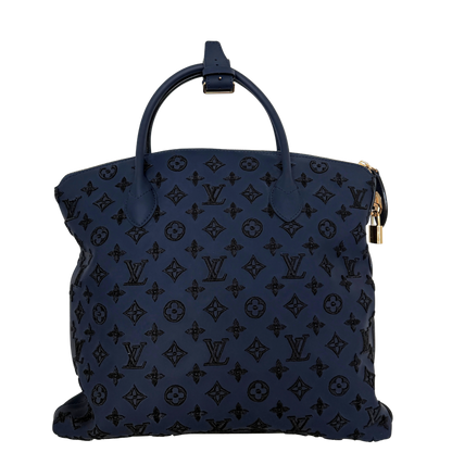Louis Vuitton Monogram Addiction Lockit MM Dunkelblau / neuwertig Louis Vuitton