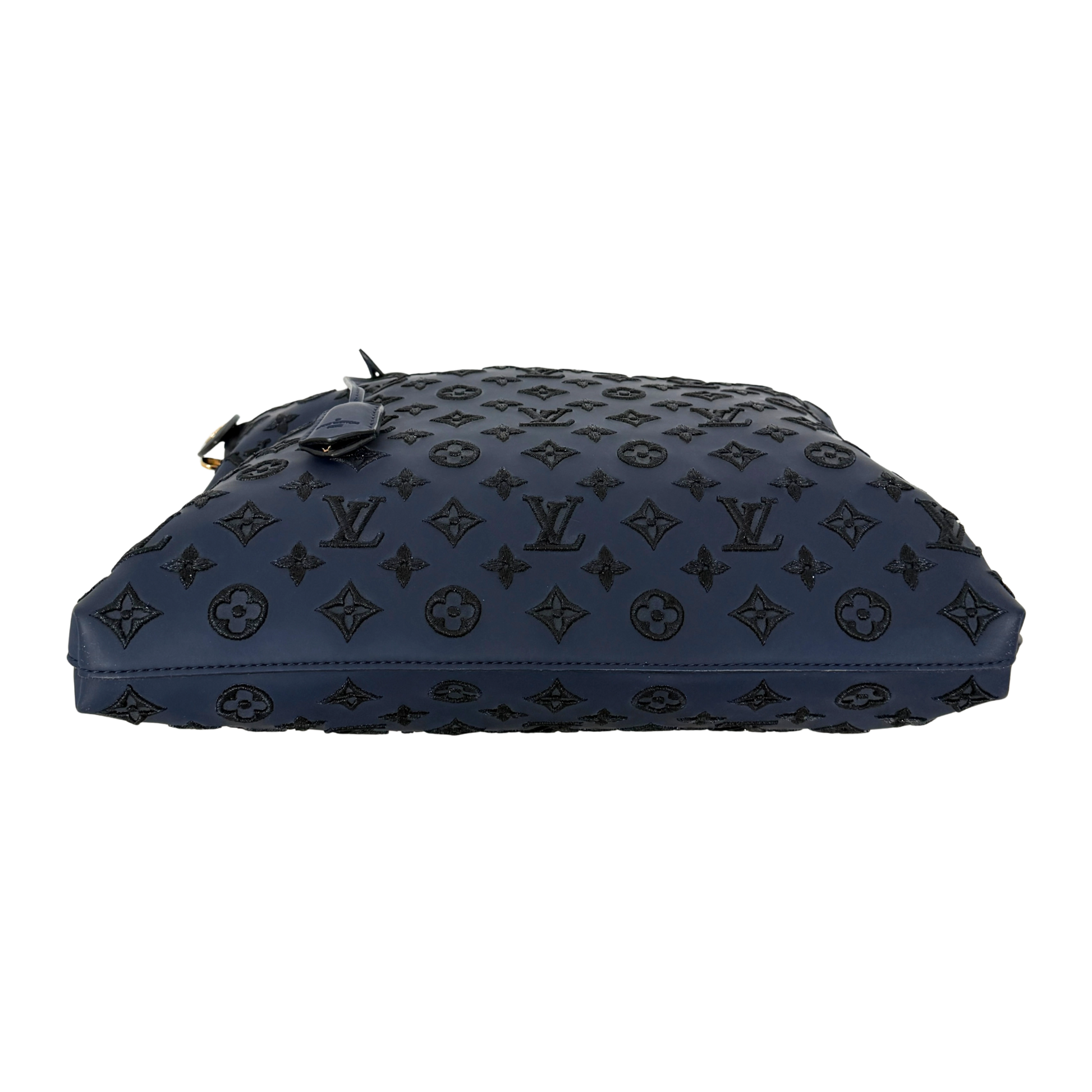Louis Vuitton Monogram Addiction Lockit MM Dunkelblau / neuwertig Louis Vuitton