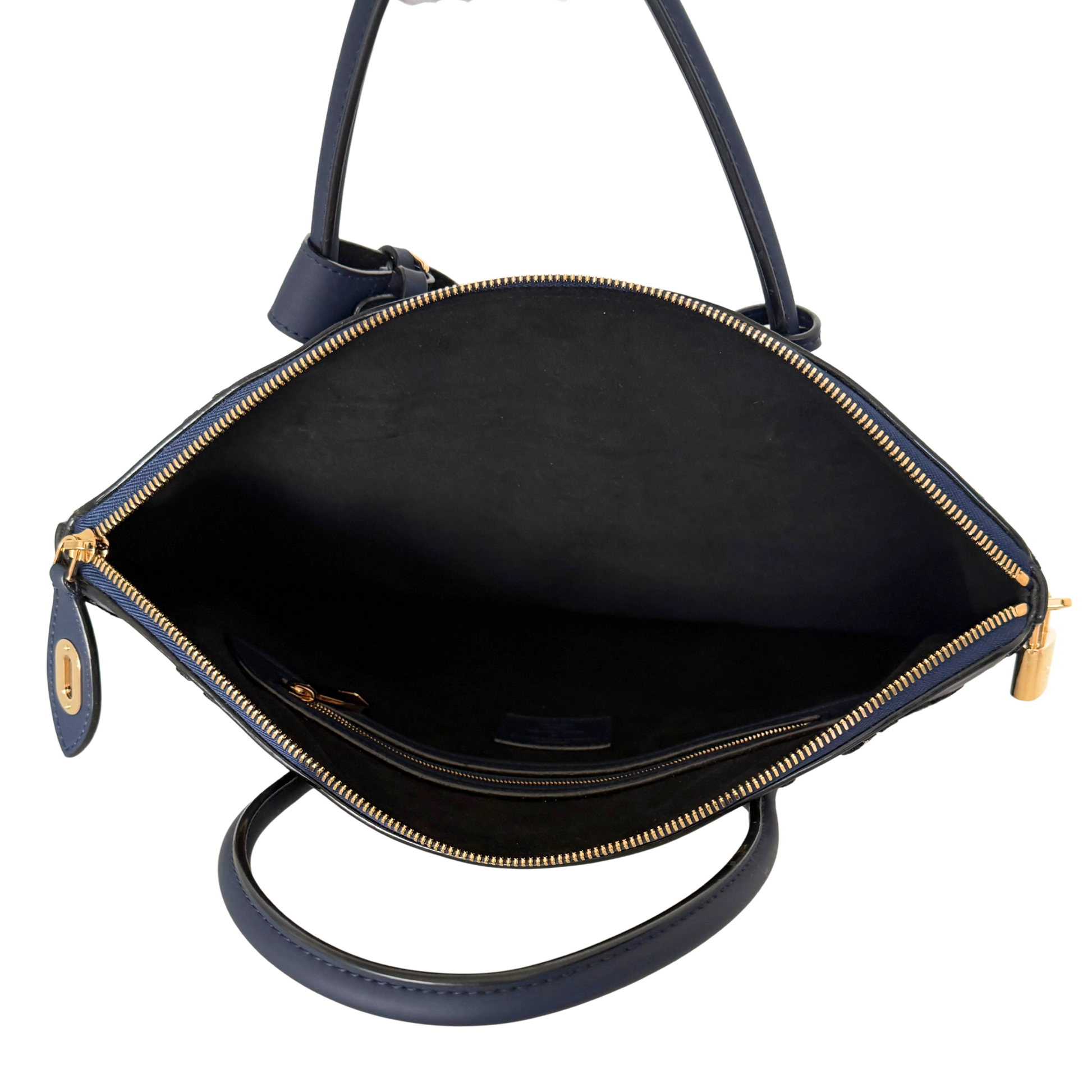 Louis Vuitton Monogram Addiction Lockit MM Dunkelblau / neuwertig Louis Vuitton