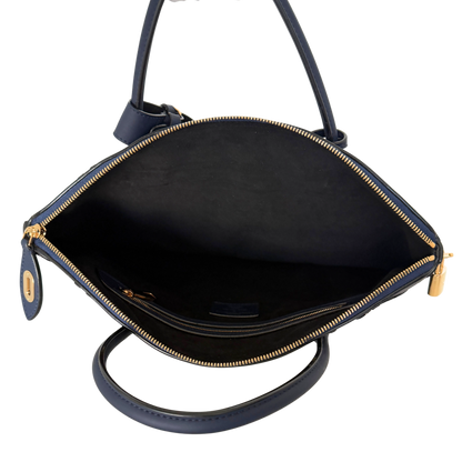 Louis Vuitton Monogram Addiction Lockit MM Dunkelblau / neuwertig Louis Vuitton