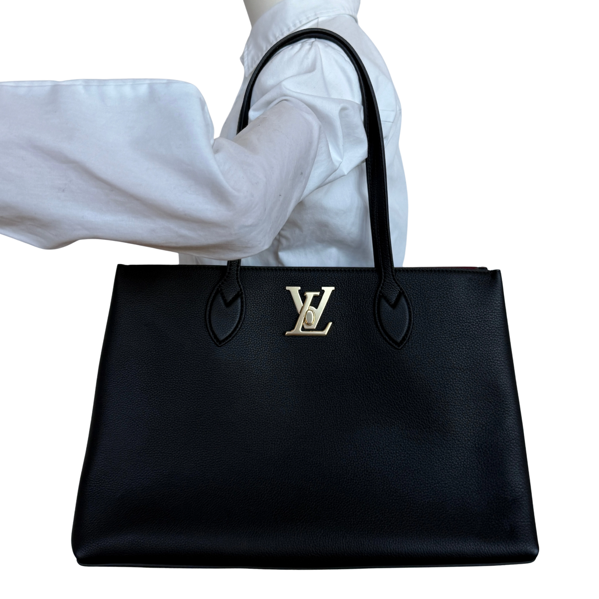 Louis Vuitton Lockme Shopper M57345 Schwarz / neuwertig Louis Vuitton